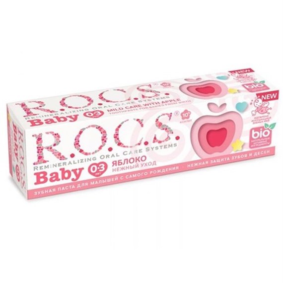 Rocs  Baby 0-3 Yaş Arası Diş Macunu ( Elma Püresi )