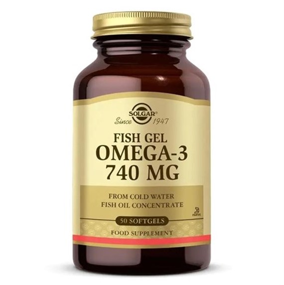 Solgar Fish Gel Omega-3 740 mg 50 Softgel Kapsül