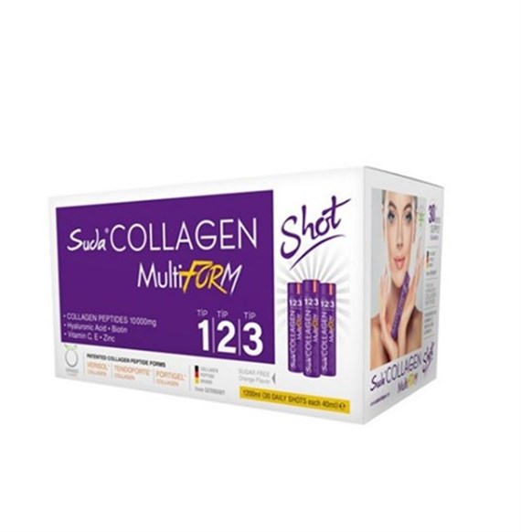 Suda Collagen Multiform Portakal Aromalı 30 Shot 40 ml ( 30 * 40 ml )