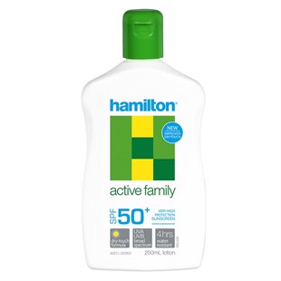 Hamilton Active Family SPF50+ Losyon 250ml