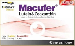 Macufer Lutein ve Zeaxanthin 30 Kapsül