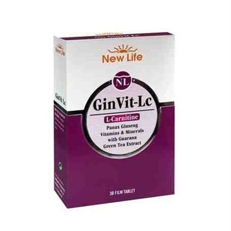 New Life Ginvit Lc (L-Carnitine) 30 Tablet