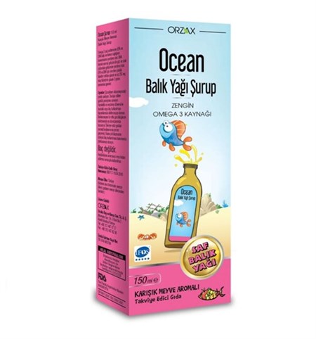 Ocean Omega 3 Şurup ( Karışık Meyve ) 150 Ml
