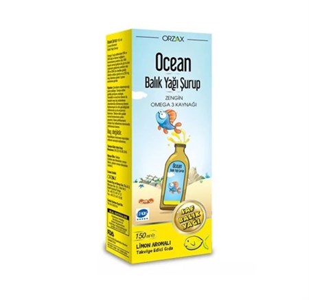 Ocean Omega 3 Şurup ( Limon Aromalı ) 150 Ml