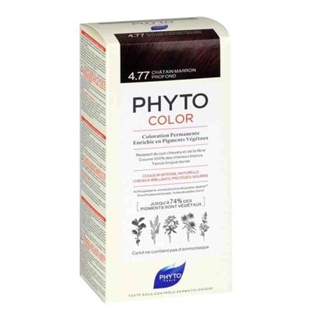 Phyto Phytocolor 4.77 Intense Chestnut Brown Bitkisel Saç Boyası 4.77 Yoğun Kestane Bakır