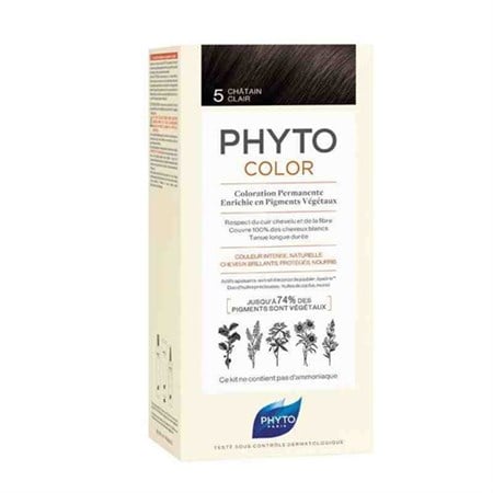 Phyto Phytocolor 5 Light Brown Bitkisel Saç Boyası 5 Açık Kestane
