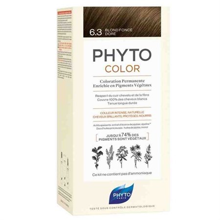Phyto Phytocolor 6.3 Dark Golden Blonde Bitkisel Saç Boyası 6.3 Koyu Kumral Dore