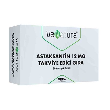 VeNatura Astaksantin 12 Mg 30 Kapsül