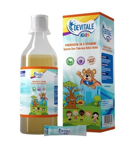Devitale Kids+Devitale Splus Prebiyotik ve C Vitamini içeren Takviye Edici Gıda  500ml-DEVİTALE
