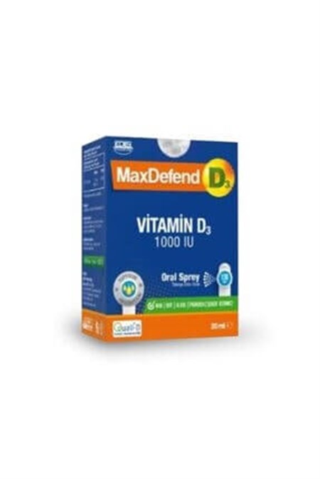 Maxdefend Vitamin D3 1000 Iu 20 Ml Oral Sprey-EDİS PHARMA