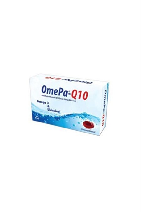 Omepa Q10 Omega 3 Ubiquinol 90 Kapsül-Omepa